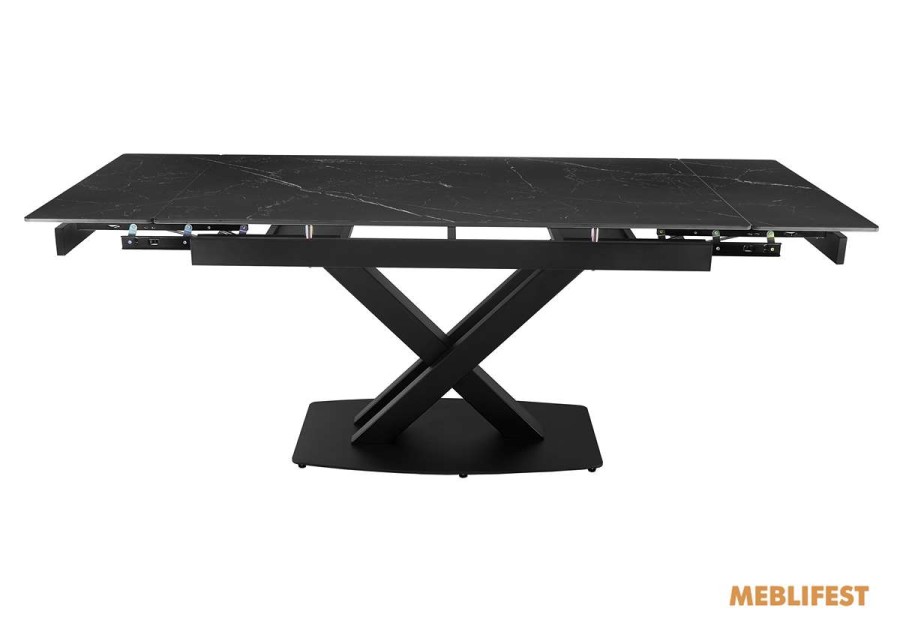 Обідній розкладний стіл Robert Shks Black Matt