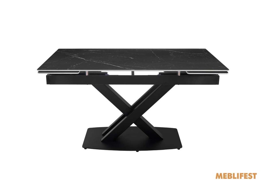 Обідній розкладний стіл Robert Shks Black Matt