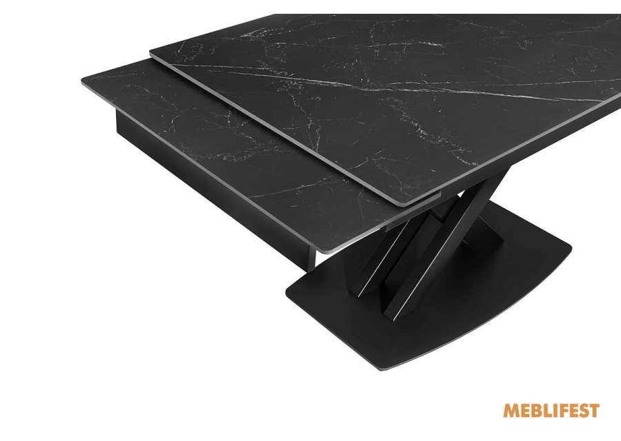 Обідній розкладний стіл Robert Shks Black Matt