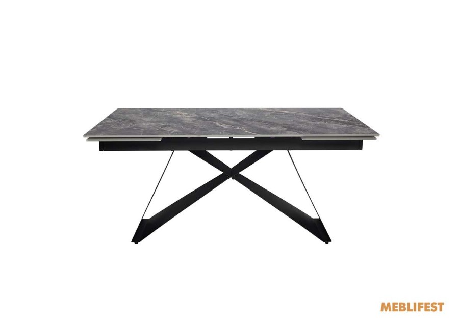 Обідній розкладний стіл Roland Bonis Grey Glossy