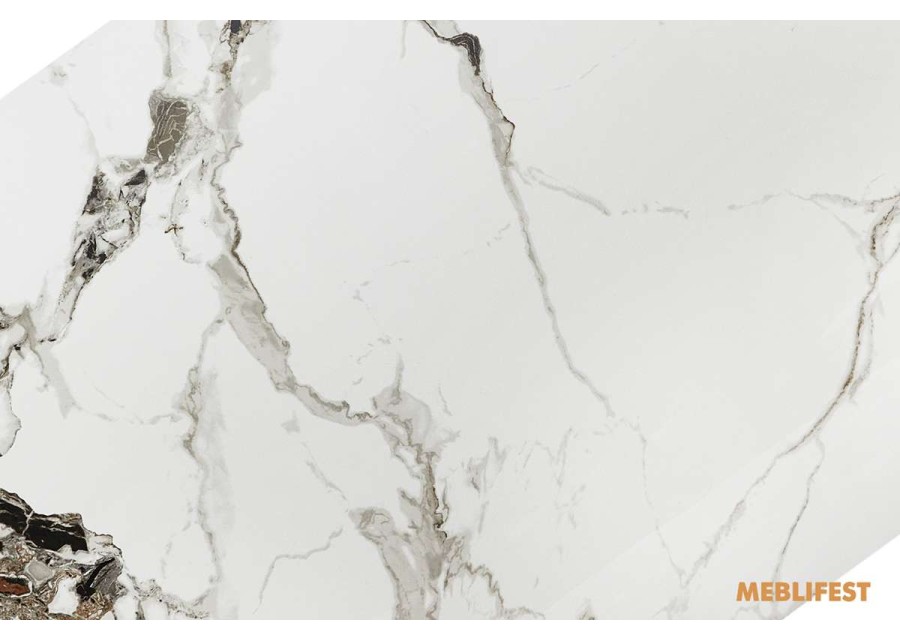 Обідній розкладний стіл Roland PP White Glossy