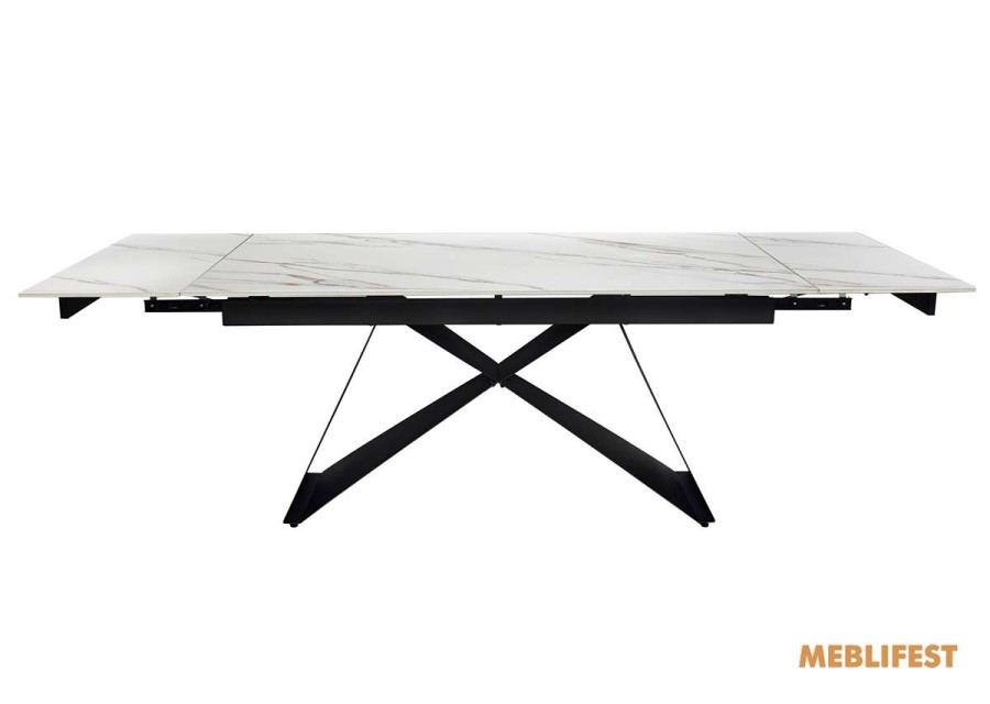 Обідній розкладний стіл Roland Rampas Gold Glossy