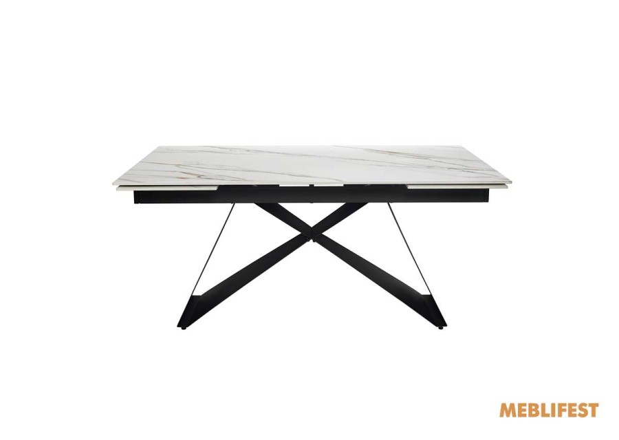 Обідній розкладний стіл Roland Rampas Gold Glossy