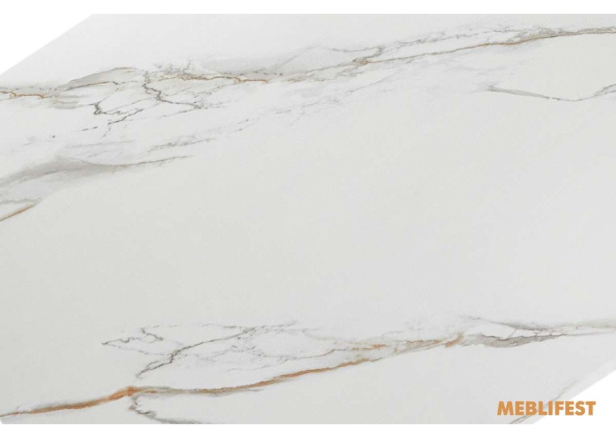 Обідній розкладний стіл Roland Rampas Gold Glossy