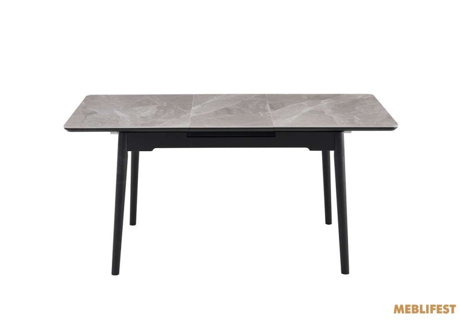Обідній розкладний стіл Torino Italy Grey Glossy 