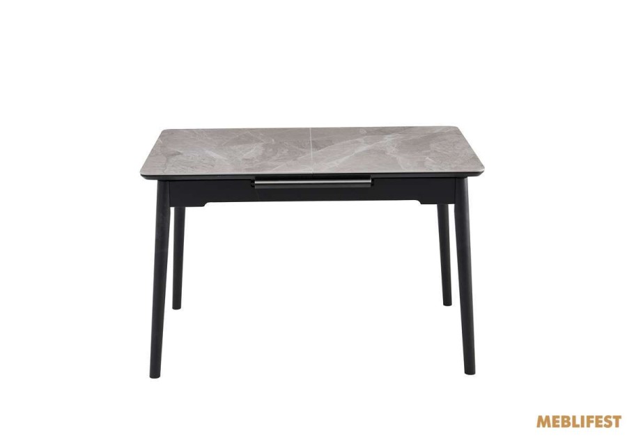 Обідній розкладний стіл Torino Italy Grey Glossy 