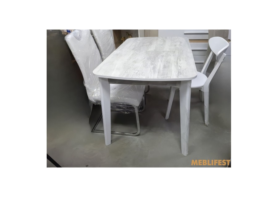 Стіл обідній Честер Білий/Урбан лайт