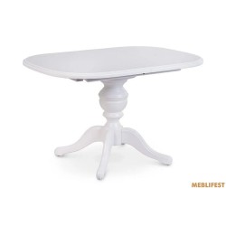 Обідній розкладний стіл Eміль Білий