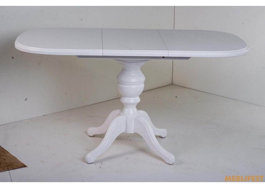 Обідній розкладний стіл Eміль Білий