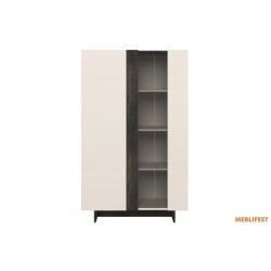 Вітрина REG1D1W 2-дверна Есмара Гербор Кашемір/каштан арвадонна мінк