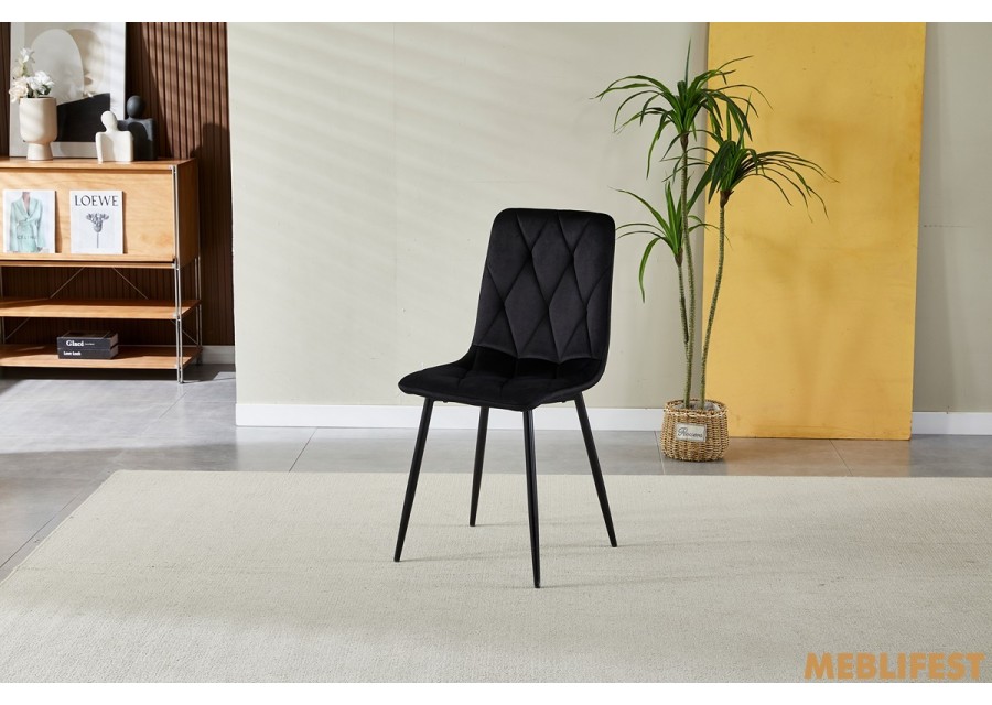 Стілець обідній Fly FS-2 Black-50 (чорний)