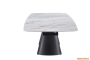 Обідній розкладний стіл Fenix Gilded White Matt 