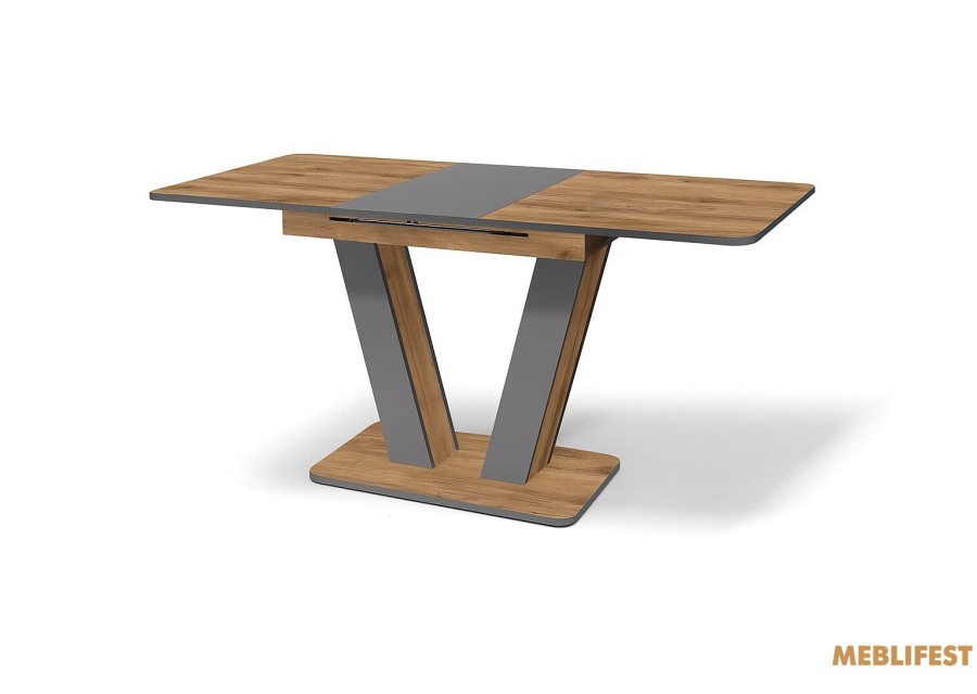 Обідній стіл Крафт Дуб апалачі/антрацит
