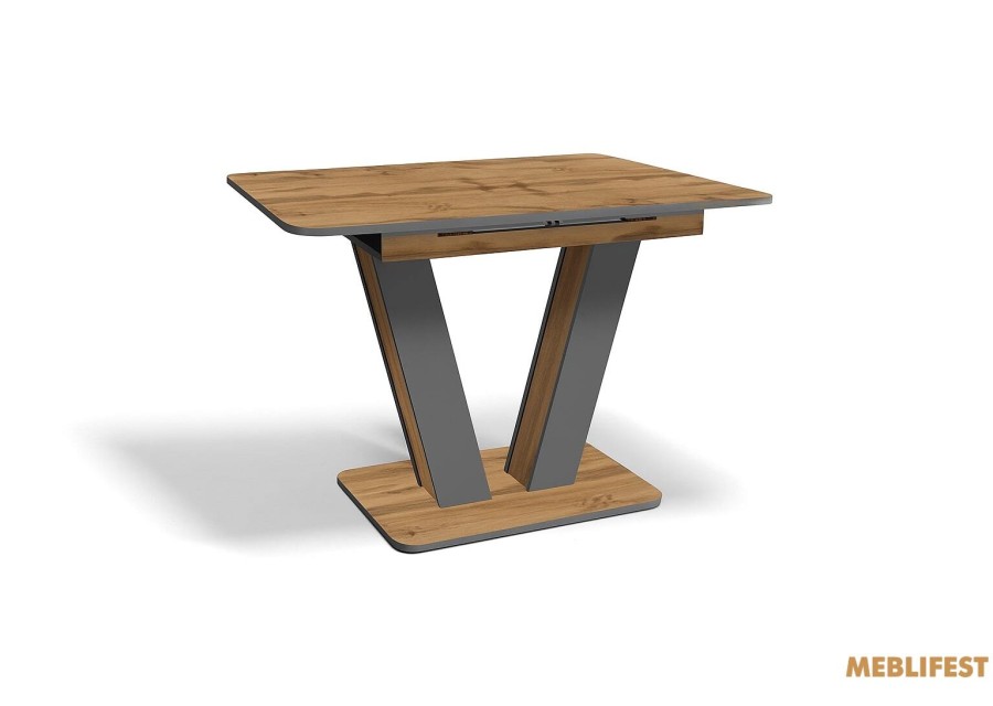 Обідній стіл Крафт Дуб апалачі/антрацит