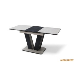 Обідній стіл Крафт Бетонний камінь/вугільний камінь