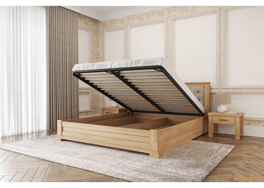 Дерев'яне ліжко Лорд М50 з підйомним мехінізмом (тест)