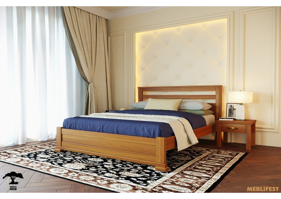 Дерев'яне ліжко Лорд з підйомним механізмом (тест)