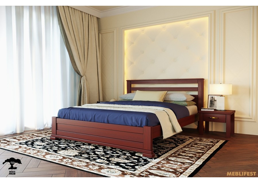 Дерев'яне ліжко Лорд з підйомним механізмом (тест)