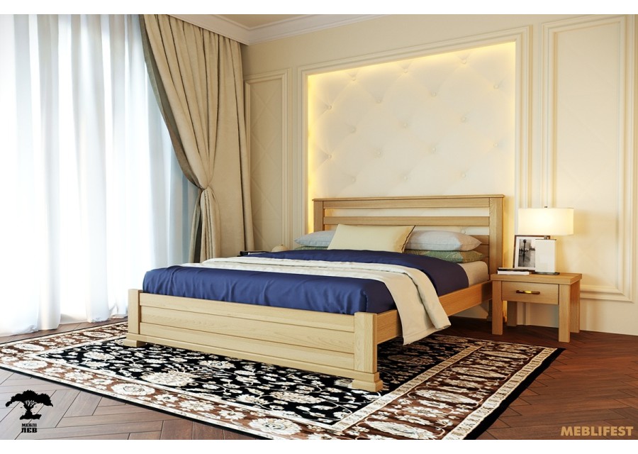 Дерев'яне ліжко Лорд з підйомним механізмом (тест)