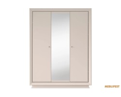 Шафа для одягу SZF3D21/16 3-дверна з дзеркалом Ларго Класік ВМК (БРВ) Кашемір