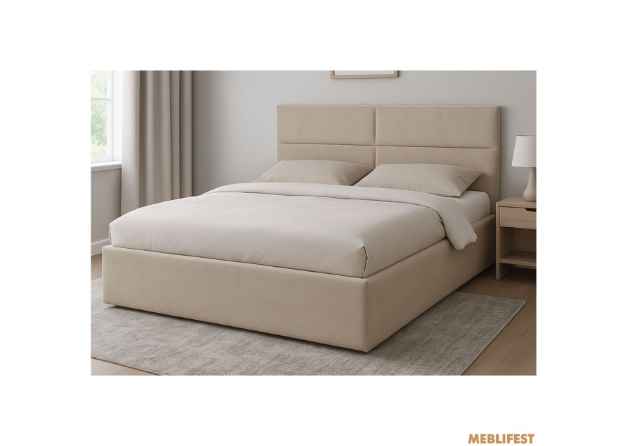 М'яке двоспальне ліжко Лерн Trinity 02