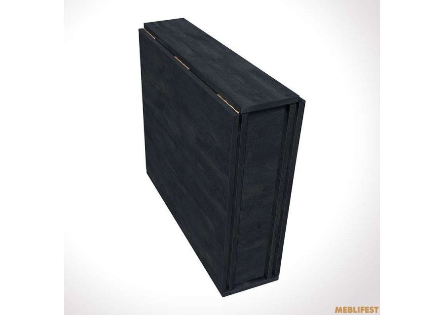 Розкладний обідній стіл-книга Лонг Вугільний камінь