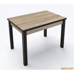 Стіл обідній Марсель Сонома/ Чорний