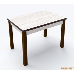 Стіл обідній Марсель Аляска Структурна/ горіх