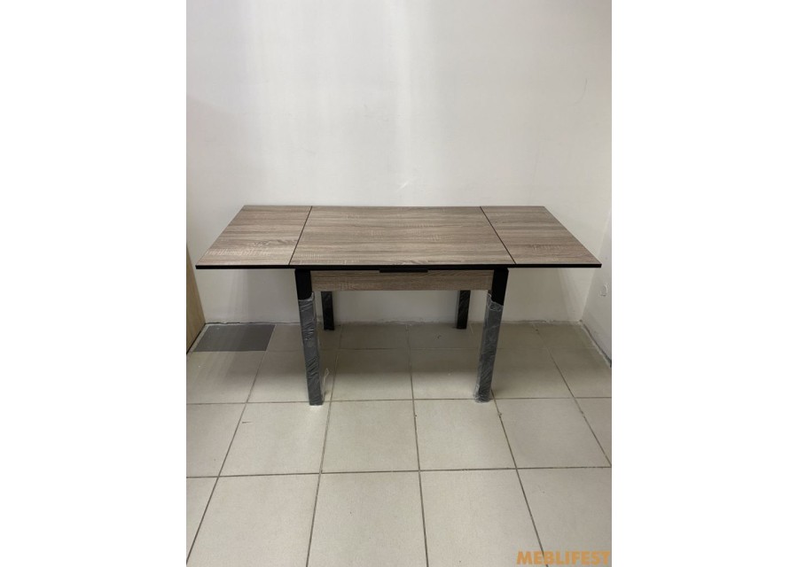 Стіл обідній Марсель Сонома Трюфель/ Чорний