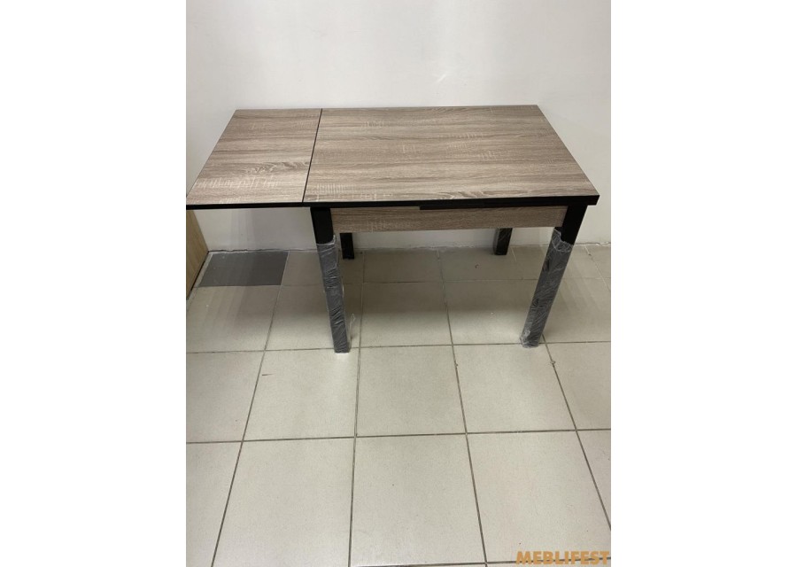 Стіл обідній Марсель Сонома Трюфель/ Чорний