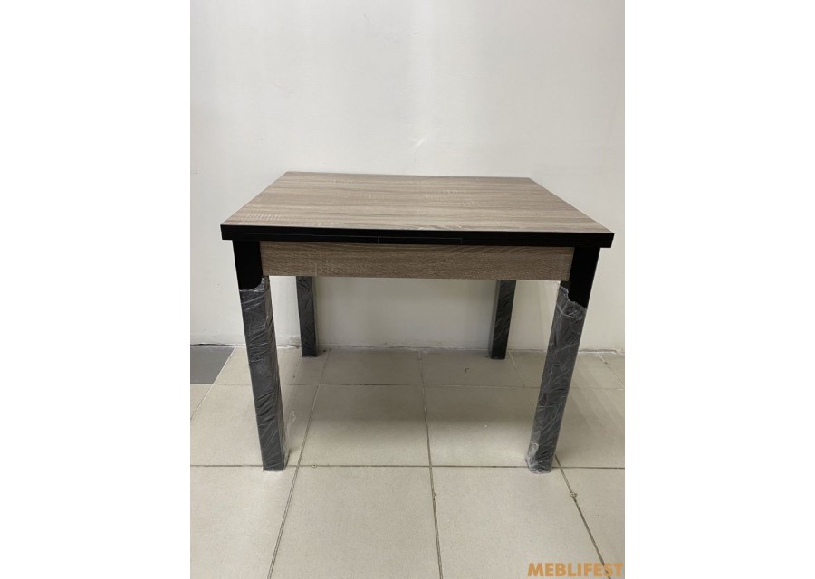 Стіл обідній Марсель Сонома Трюфель/ Чорний