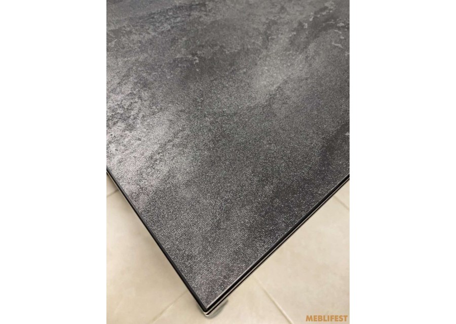 Стіл обідній Марсель Вугільний камінь/ чорний