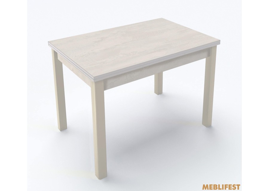 Стіл обідній Марсель Шовковий камінь/ ваніль