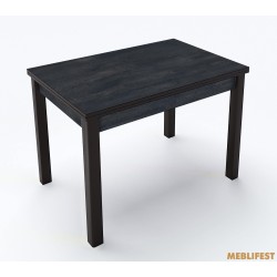 Стіл обідній Марсель Вугільний камінь/ чорний