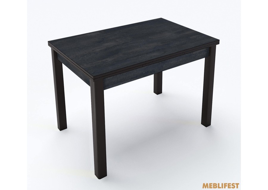Стіл обідній Марсель Вугільний камінь/ чорний