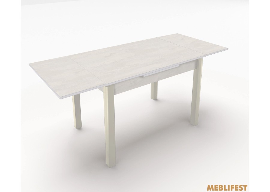 Стіл обідній Марсель Шовковий камінь/ ваніль