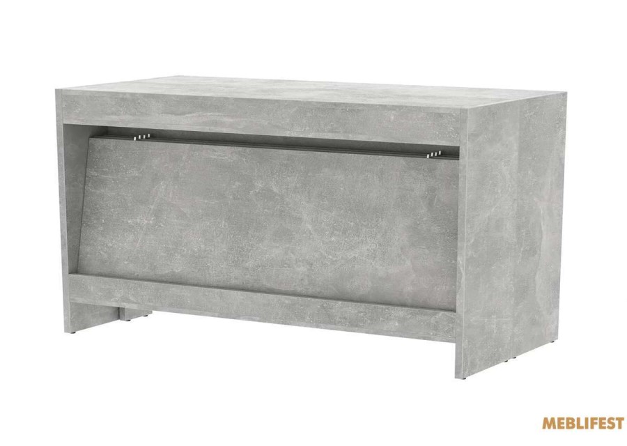 Обідній розкладний стіл  Пітон Лайт Бетон