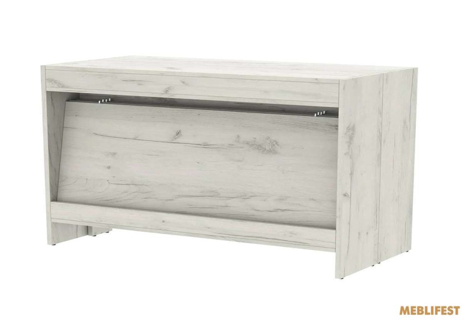 Обідній розкладний стіл  Пітон Лайт Дуб Крафт Білий