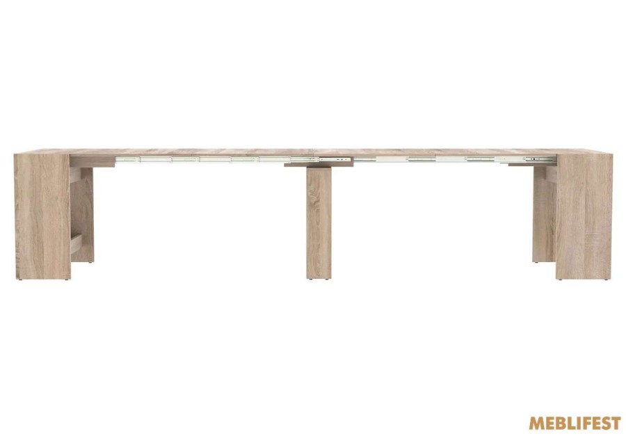 Обідній розкладний стіл  Пітон Лайт Дуб сонома