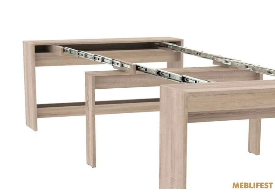 Обідній розкладний стіл  Пітон Лайт Дуб сонома