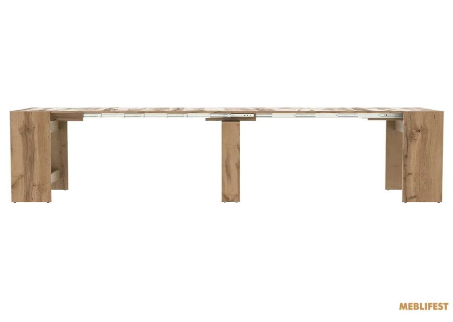 Обідній розкладний стіл  Пітон Лайт Дуб аппалачі