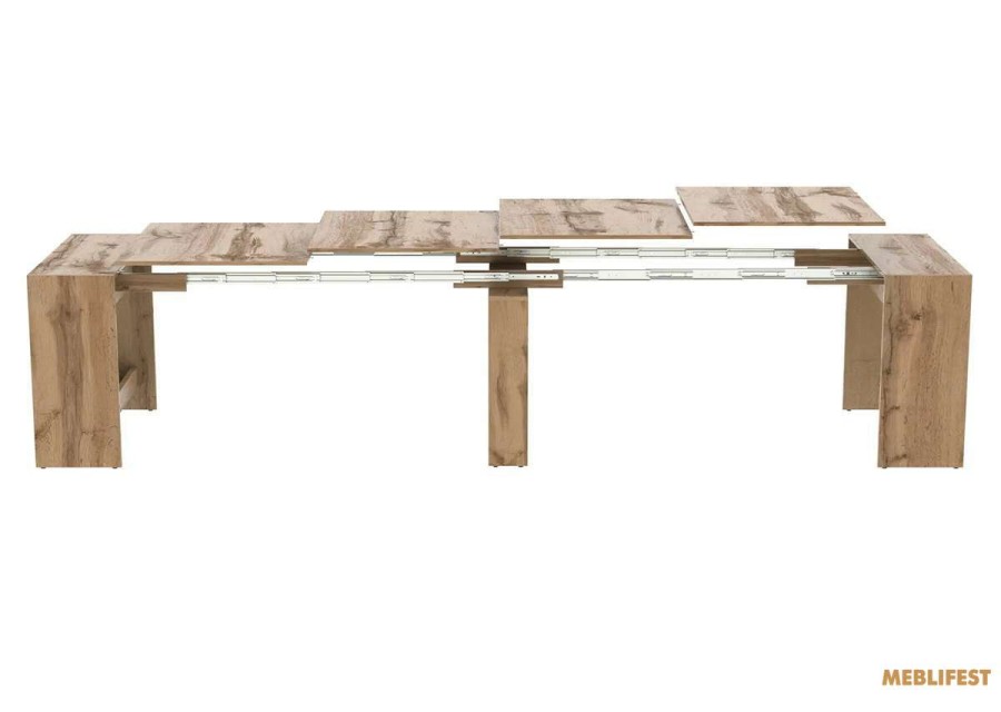Обідній розкладний стіл  Пітон Лайт Дуб аппалачі