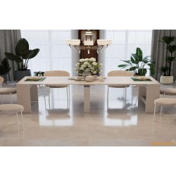 Обідній розкладний стіл  Пітон Лайт Кашемір