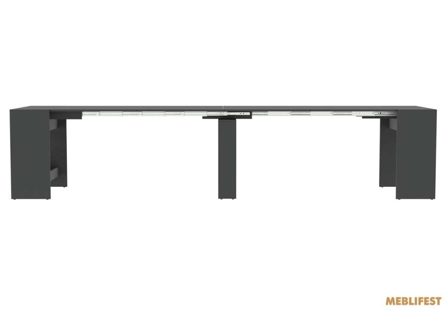 Обідній розкладний стіл  Пітон Лайт Антрацит