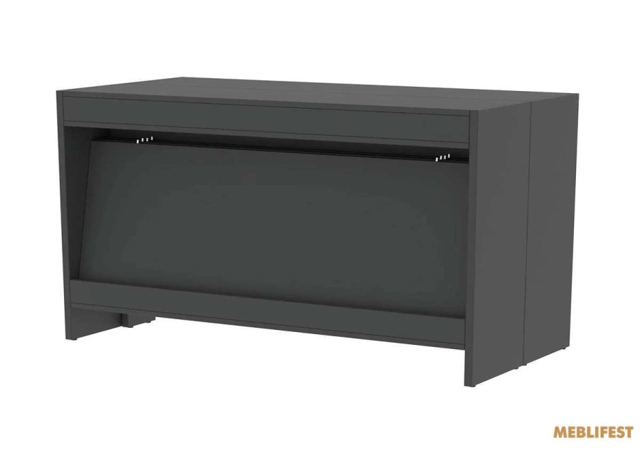 Обідній розкладний стіл  Пітон Лайт Антрацит