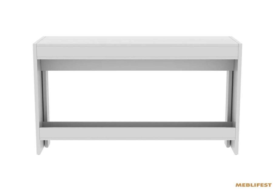 Обідній розкладний стіл  Пітон Лайт Білий