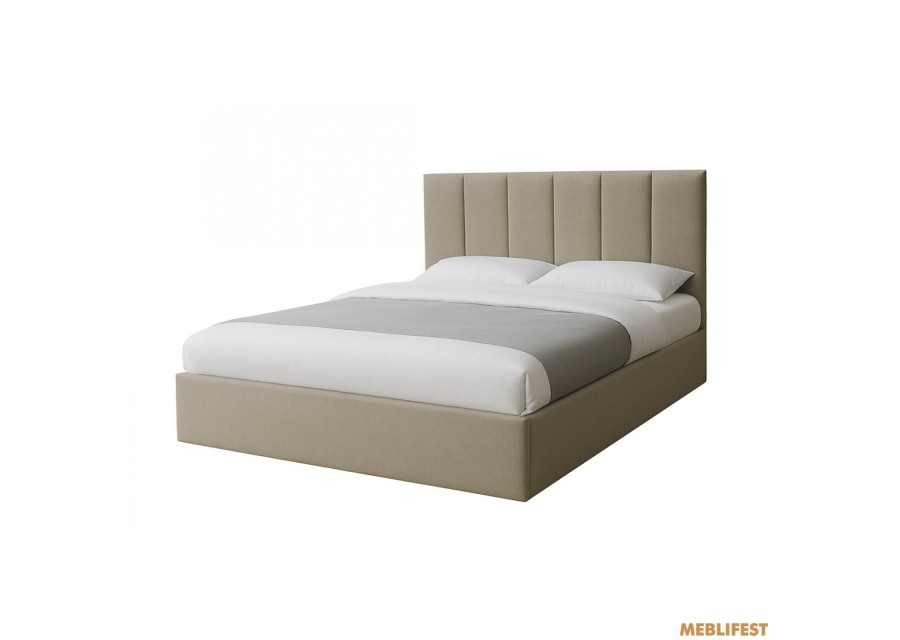 М'яке двоспальне ліжко Ніра Аляска 23 з підйомним механізмом