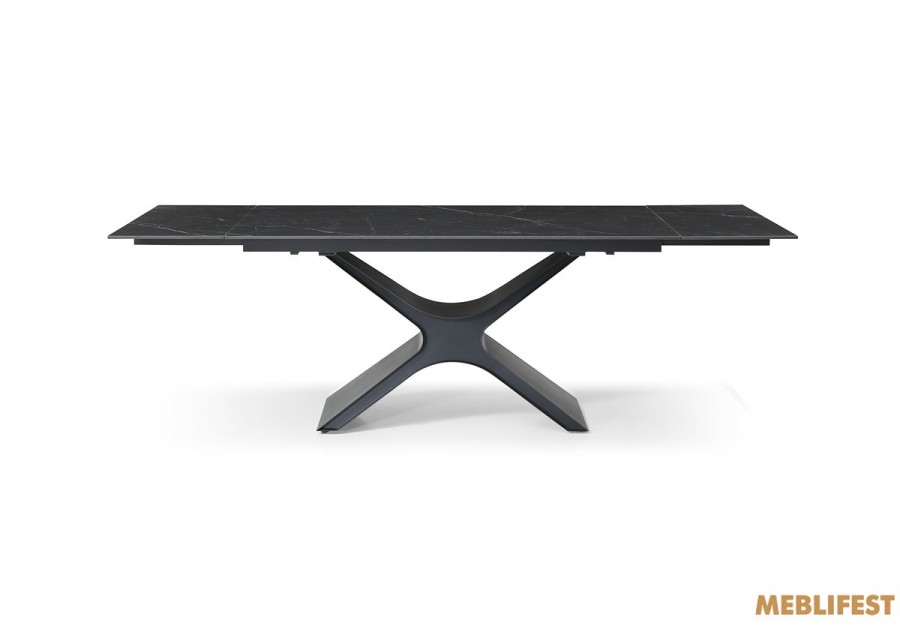 Обідній розкладний стіл Ragnar Shks Black Matt