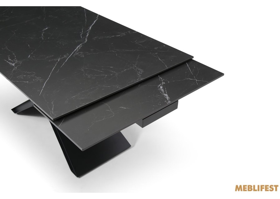 Обідній розкладний стіл Ragnar Shks Black Matt