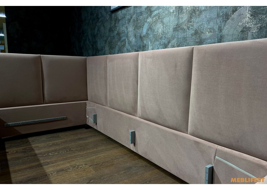 М'яке дитяче ліжко D002 з підйомним механізмом 